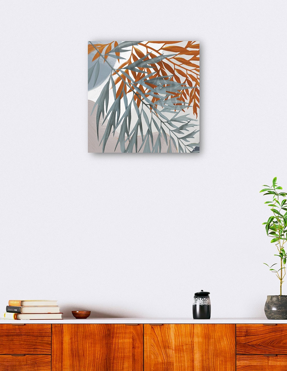 Cuadro decorativo Juana II técnica mixta Palmas 6