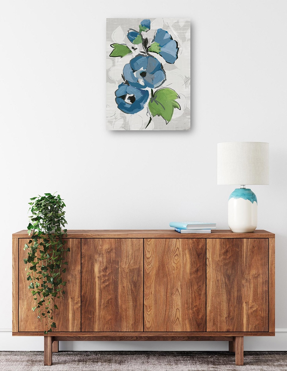 Cuadro decorativo Jolies fleurs técnica mixta Arreglo Floral 3