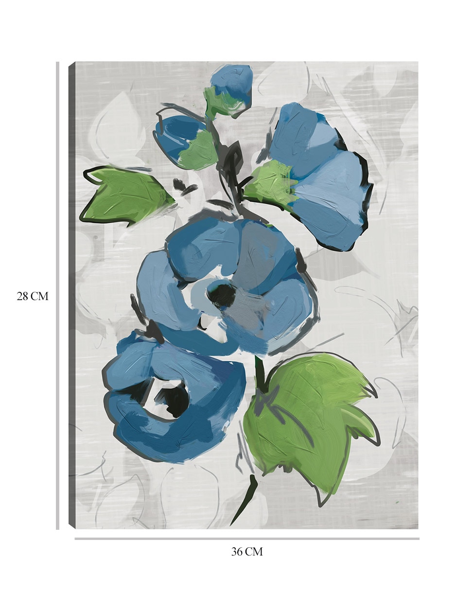 Cuadro decorativo Jolies fleurs técnica mixta Arreglo Floral 3