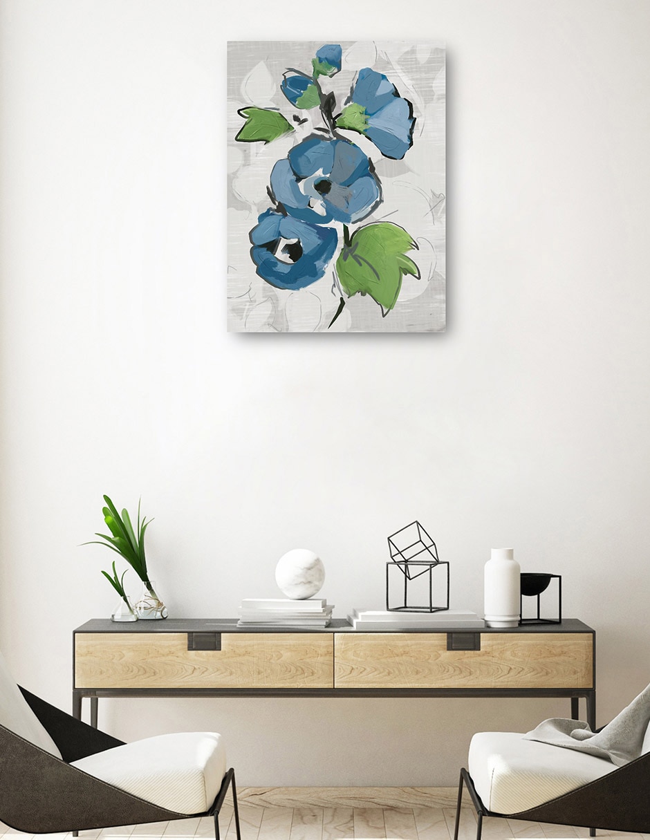 Cuadro decorativo Jolies fleurs técnica mixta Arreglo Floral 4