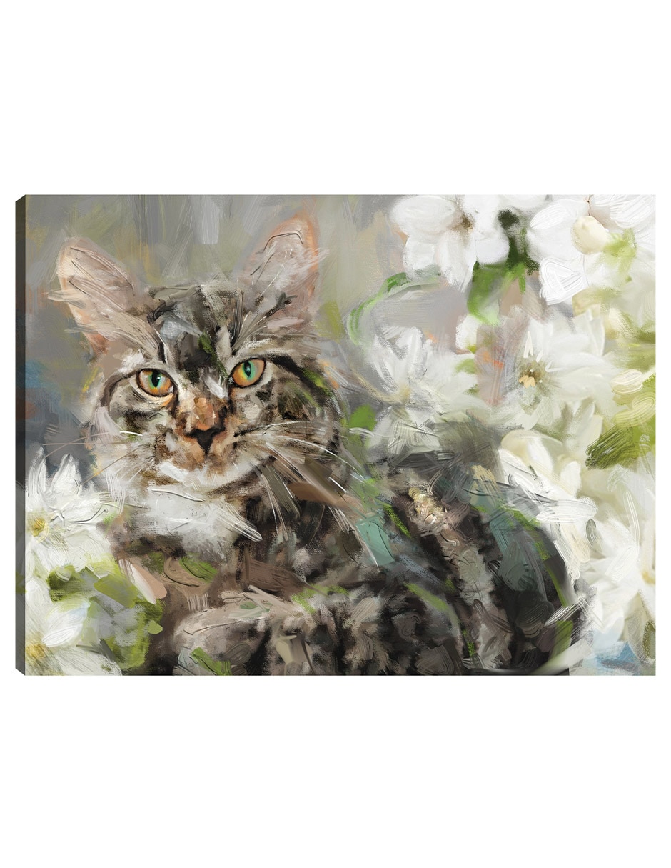 Cuadro decorativo Jolis charlas I técnica mixta Animales Domésticos