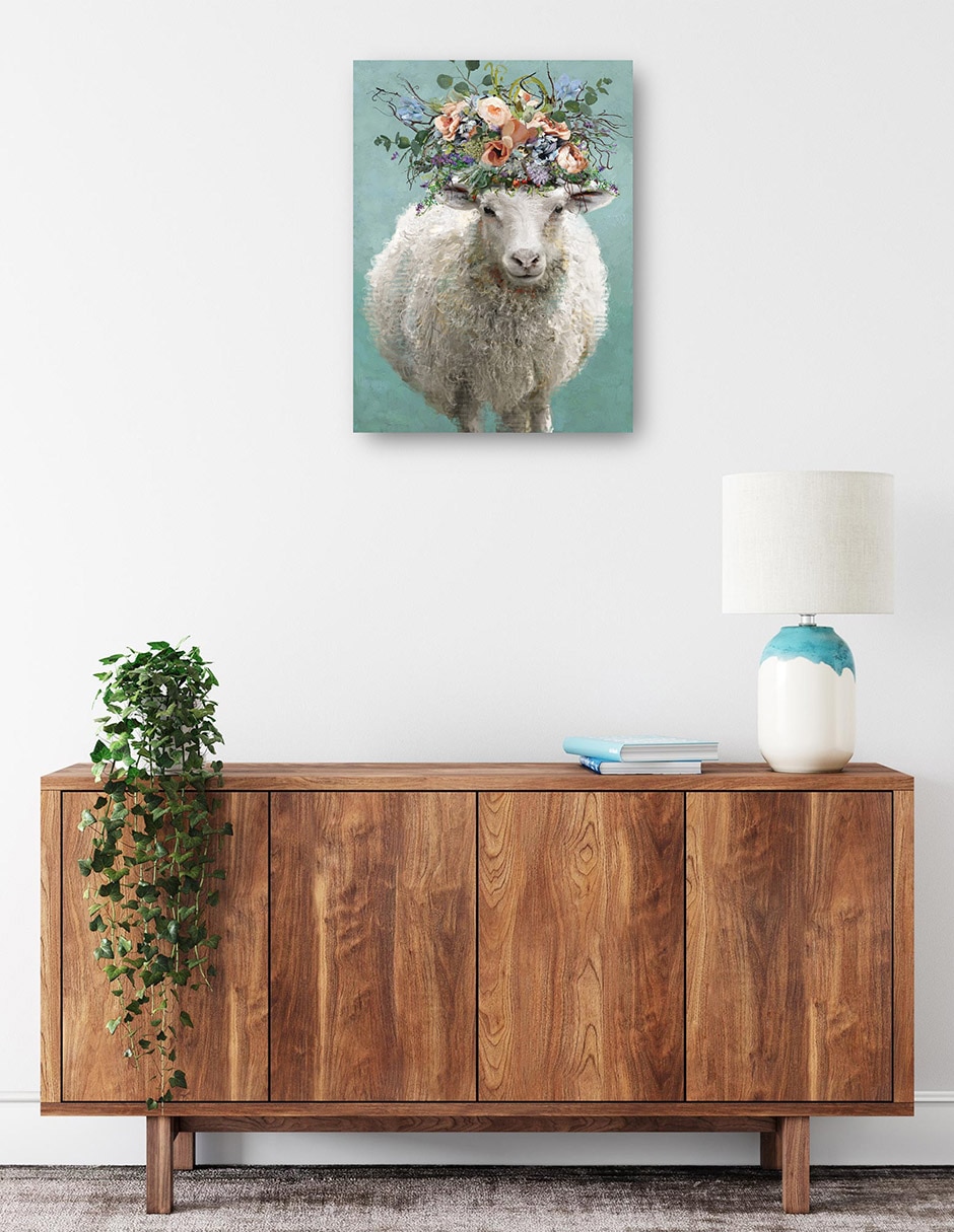 Cuadro decorativo Lexi técnica mixta Animales Domésticos 2