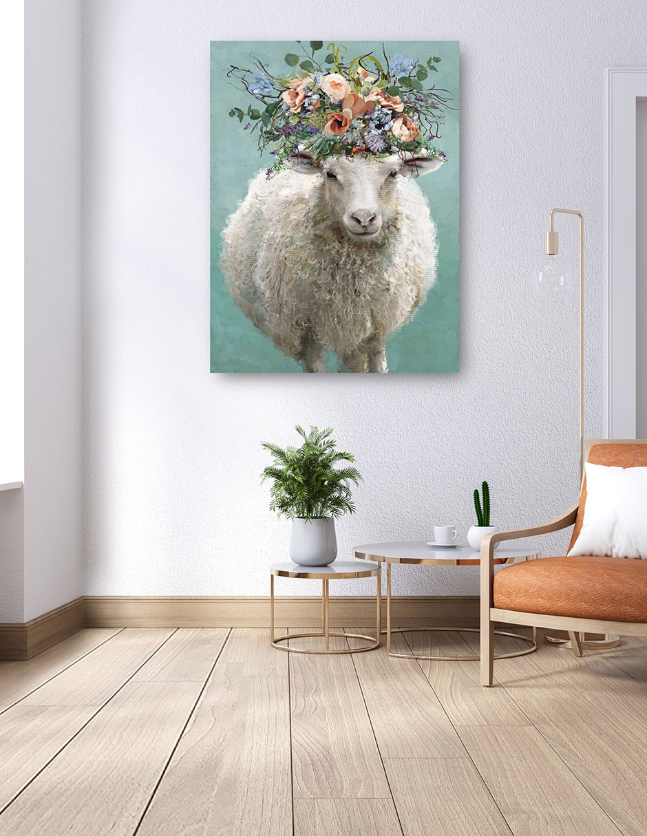 Cuadro decorativo Lexi técnica mixta Animales Domésticos 6