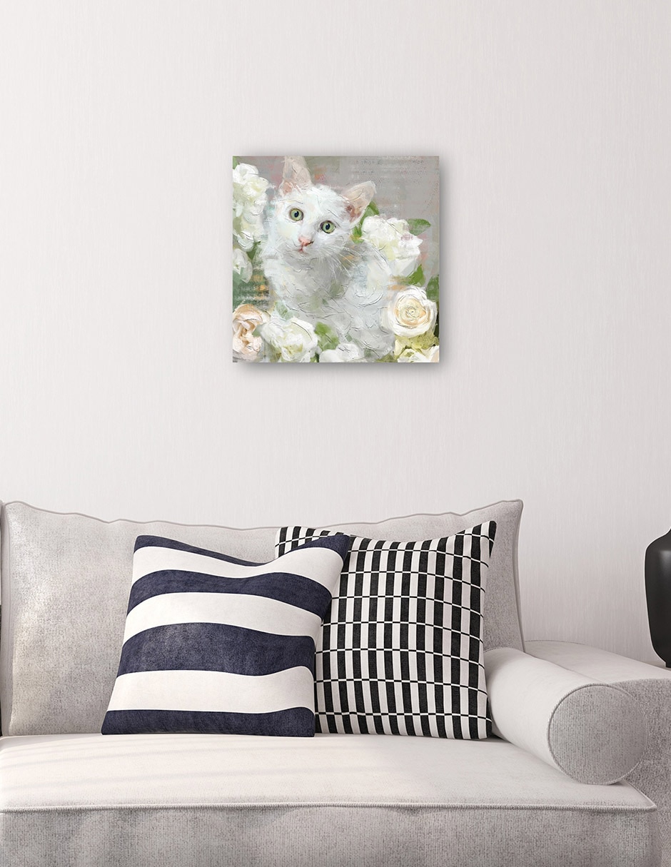 Cuadro decorativo Jolis Chats III técnica mixta Animales Domésticos 4