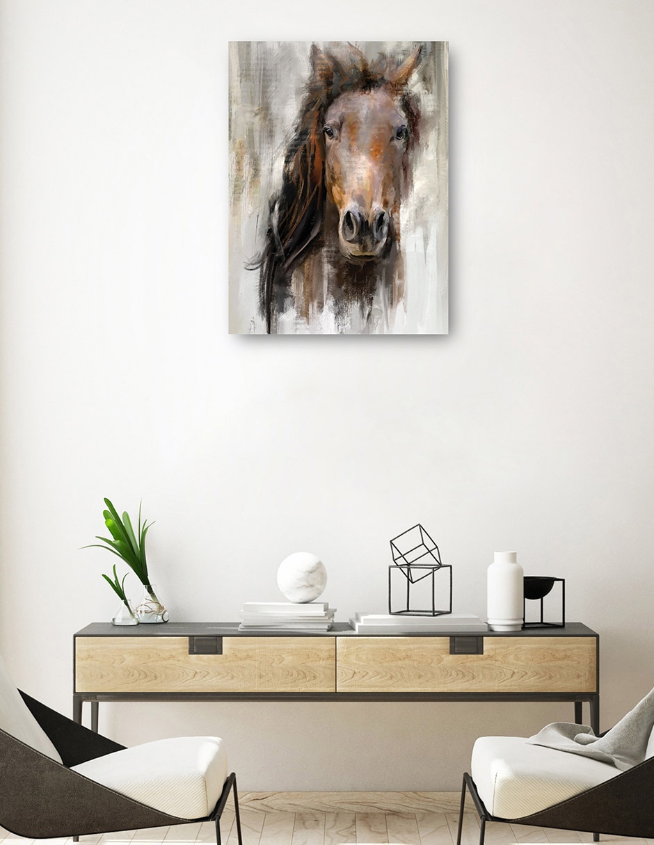 Cuadro decorativo Jaspe técnica mixta Animales Domésticos 3
