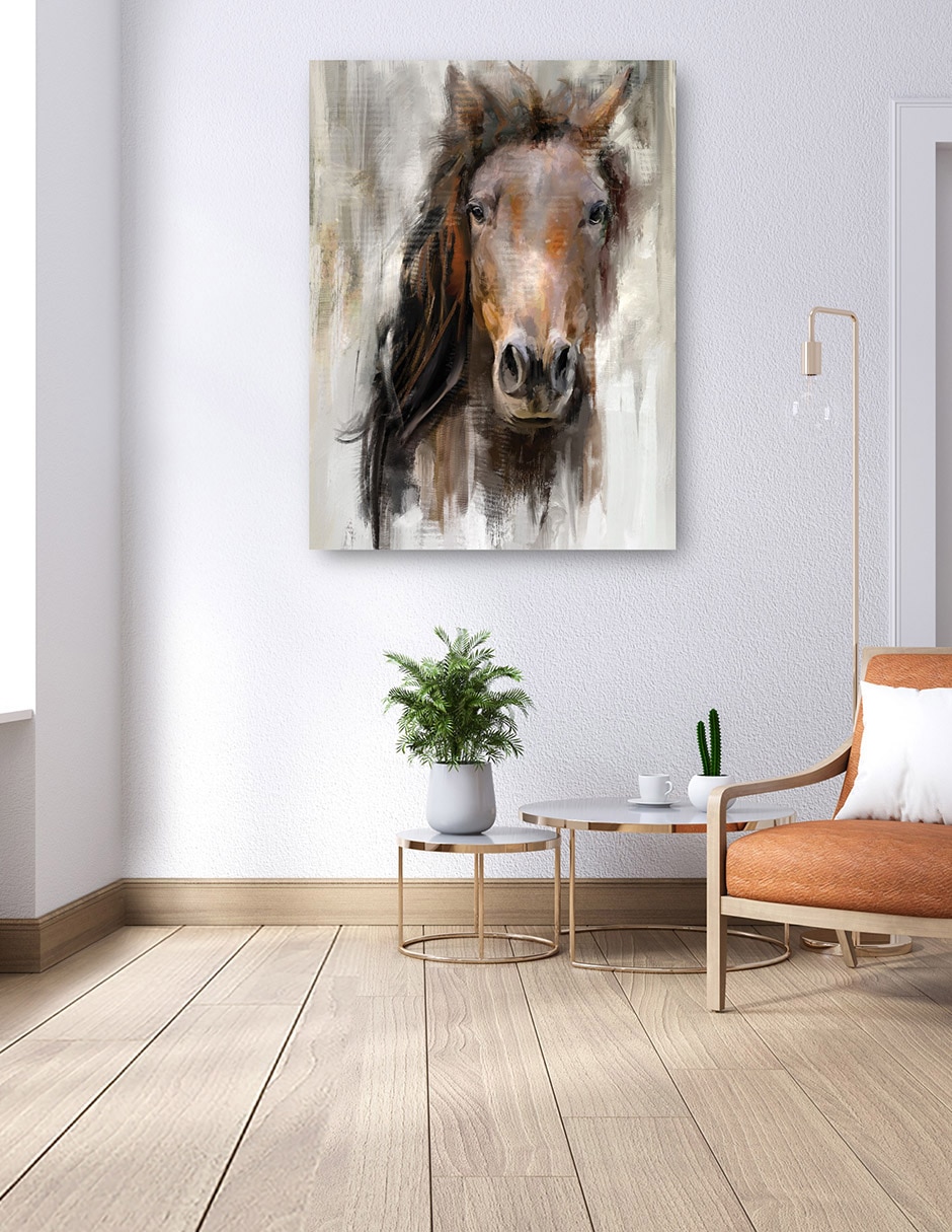 Cuadro decorativo Jaspe técnica mixta Animales Domésticos 6