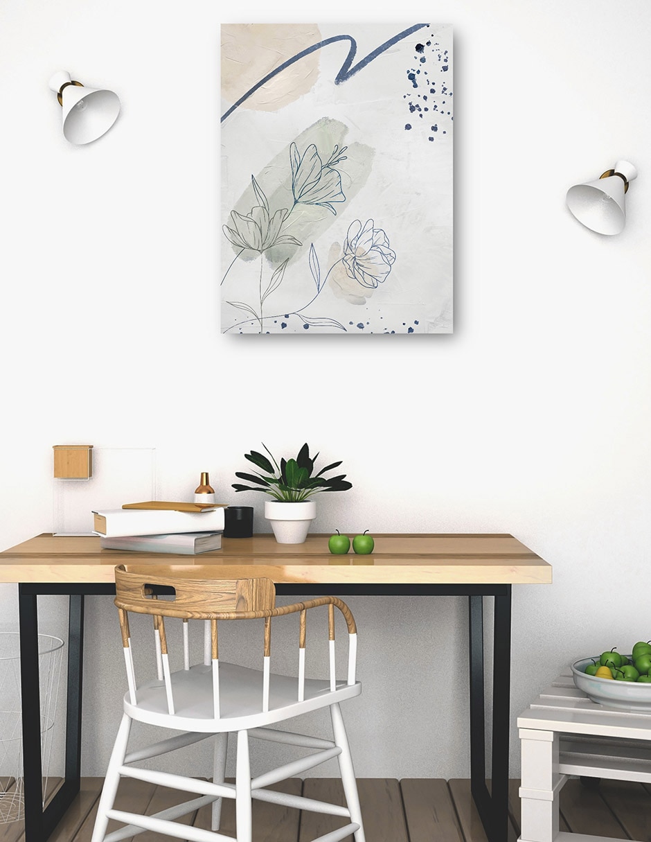 Cuadro decorativo Jardinería Orgánica I técnica mixta Floración 4