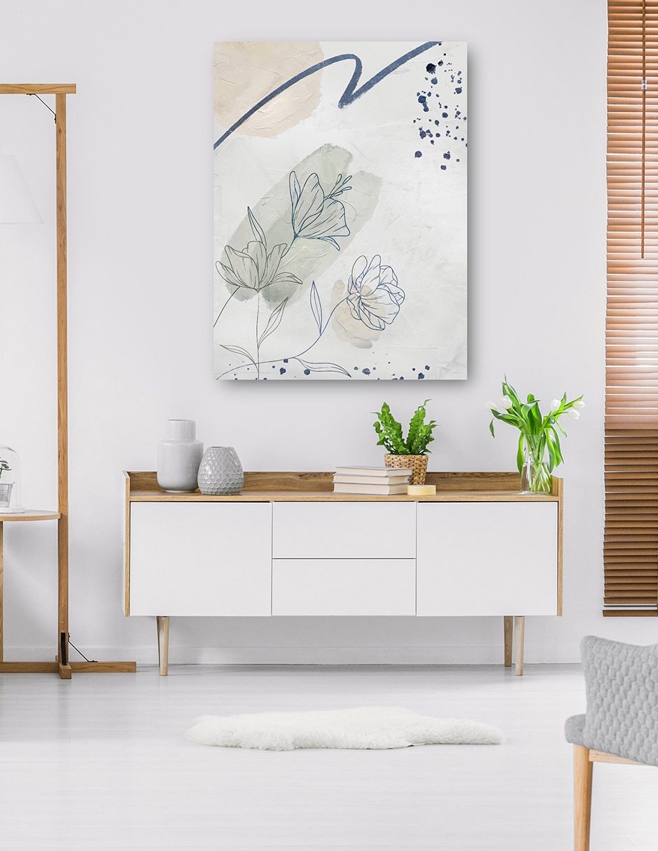 Cuadro decorativo Jardinería Orgánica I técnica mixta Floración 6