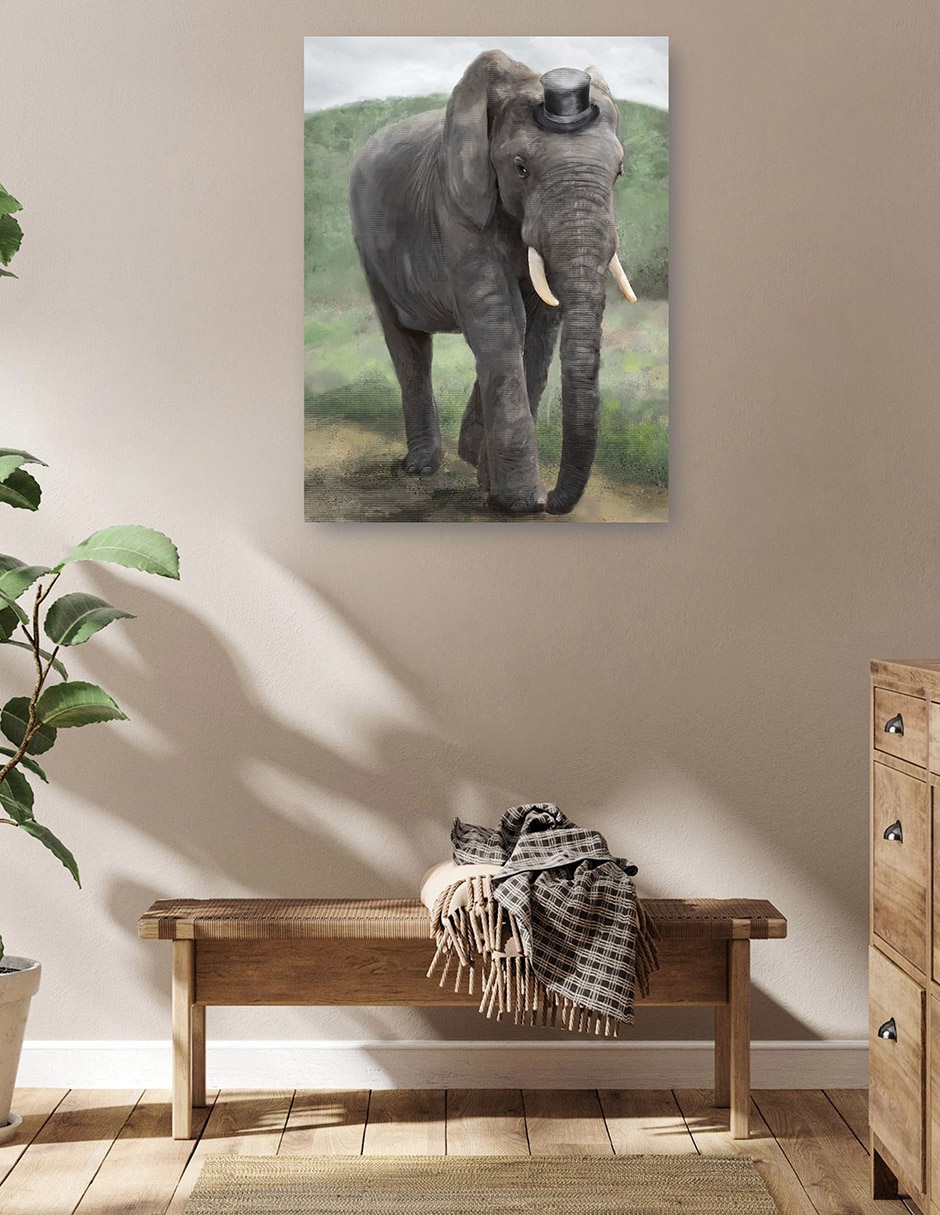 Cuadro decorativo Mandamás técnica mixta Vida Silvestre 6