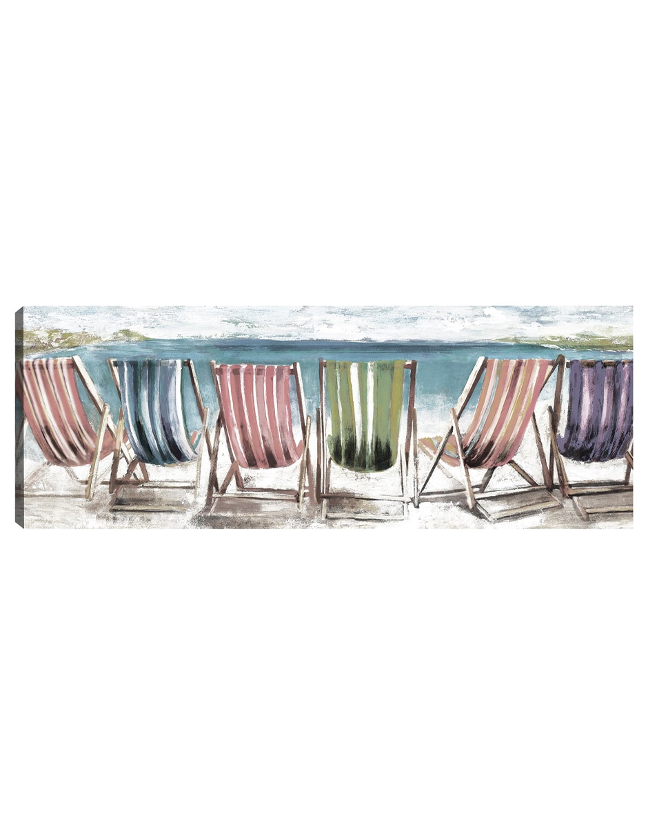 Cuadro decorativo Luz del sol técnica mixta Playas