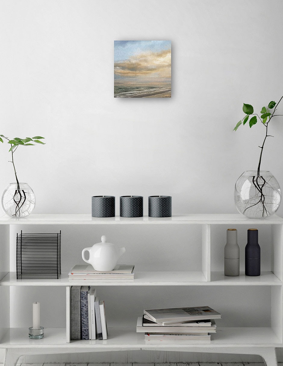 Cuadro decorativo Luz tropical Dawn Square técnica mixta Playas 2