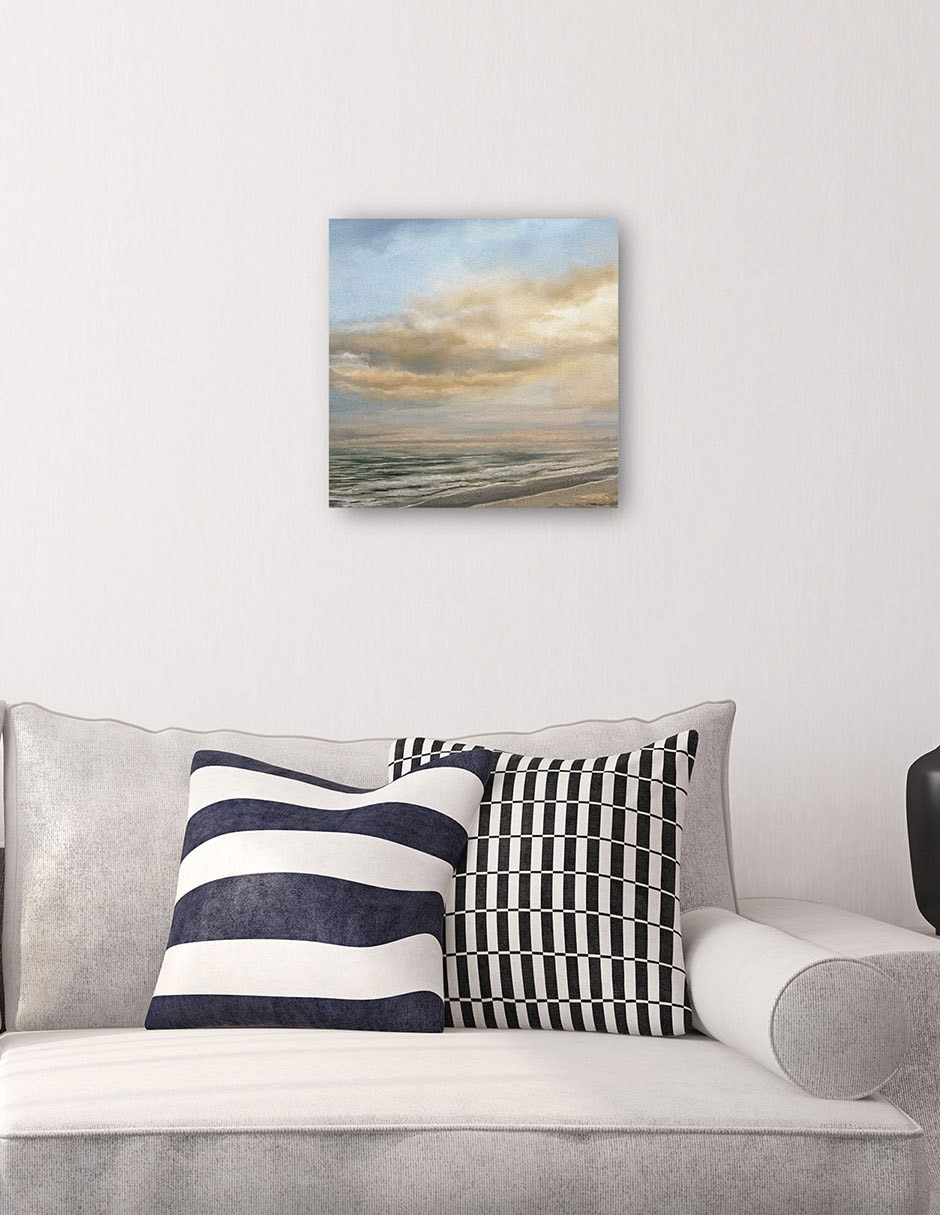 Cuadro decorativo Luz tropical Dawn Square técnica mixta Playas 4