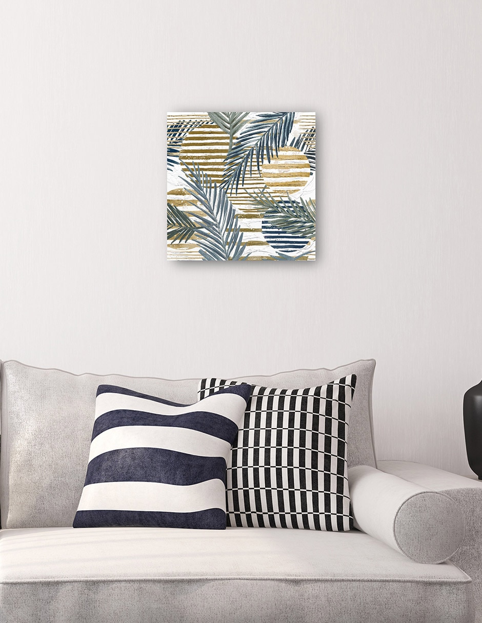 Cuadro decorativo Luna del Paraíso técnica mixta Palmas 4