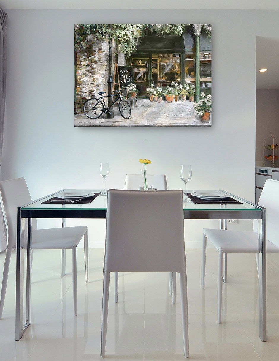 Cuadro decorativo Lugar del pueblo técnica mixta Lugares 6