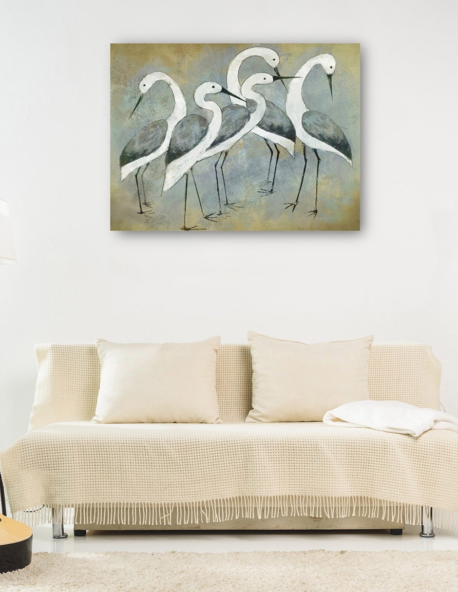 Cuadro decorativo técnica mixta Aves Silvestres 6