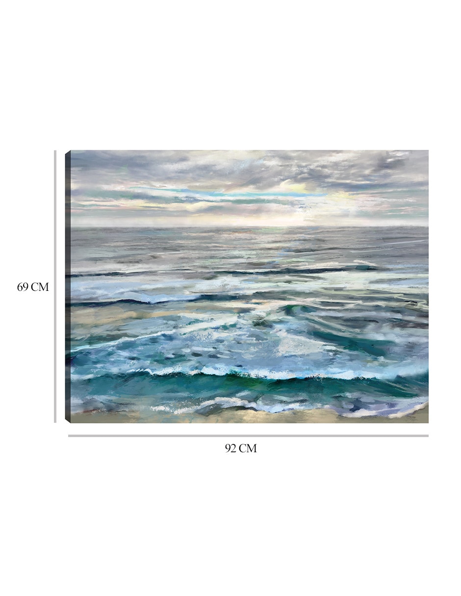 Cuadro decorativo Mar y cielo técnica mixta Playas 2