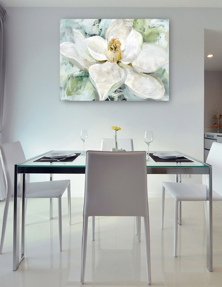 Cuadro decorativo Magnolia de la mañana técnica mixta Primavera 6