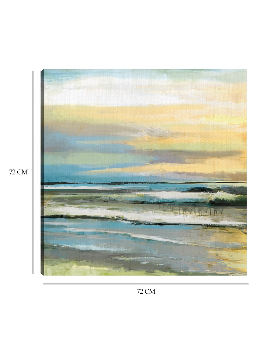 Cuadro decorativo Mareas tonales técnica mixta Playas 2