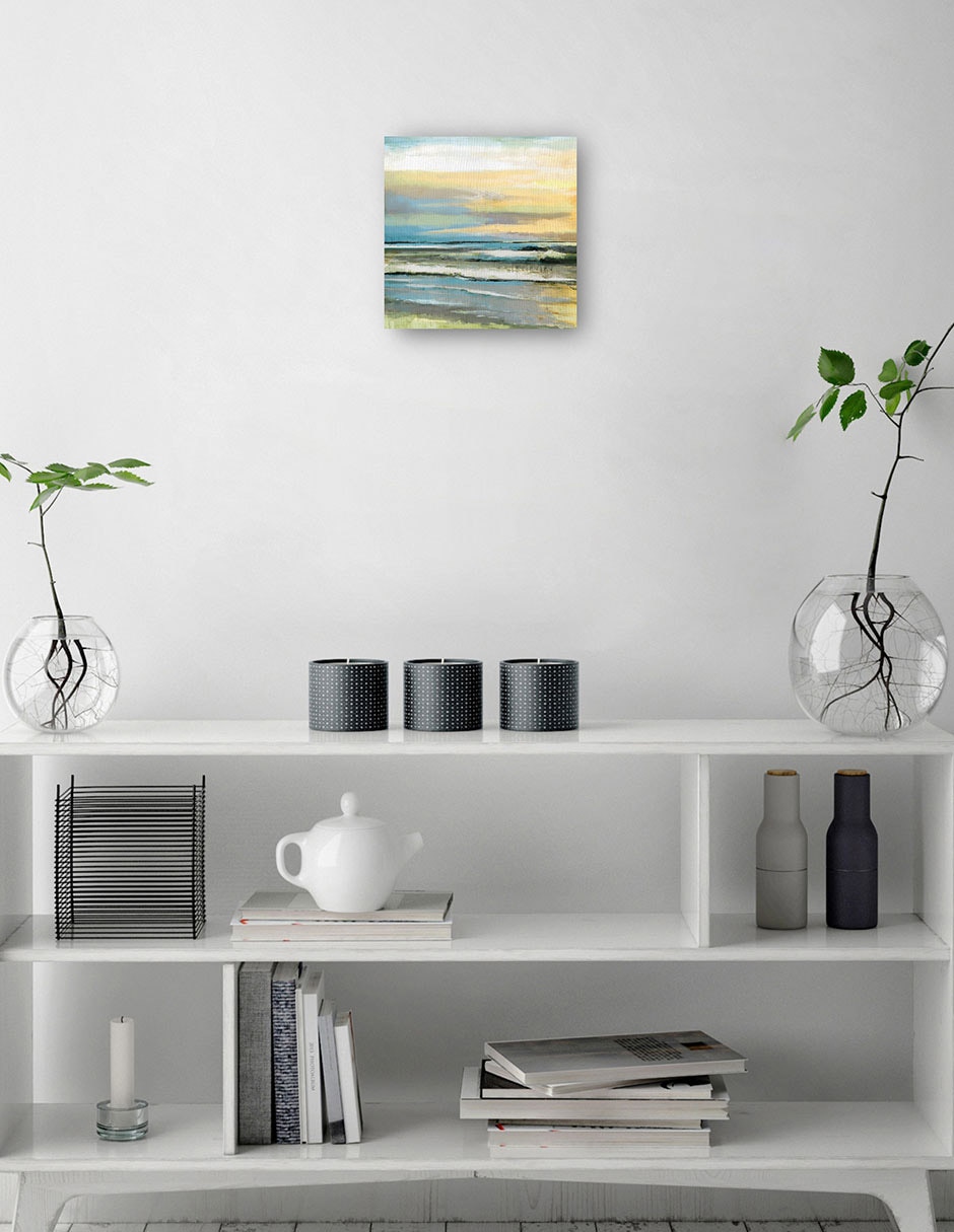 Cuadro decorativo Mareas tonales técnica mixta Playas 2