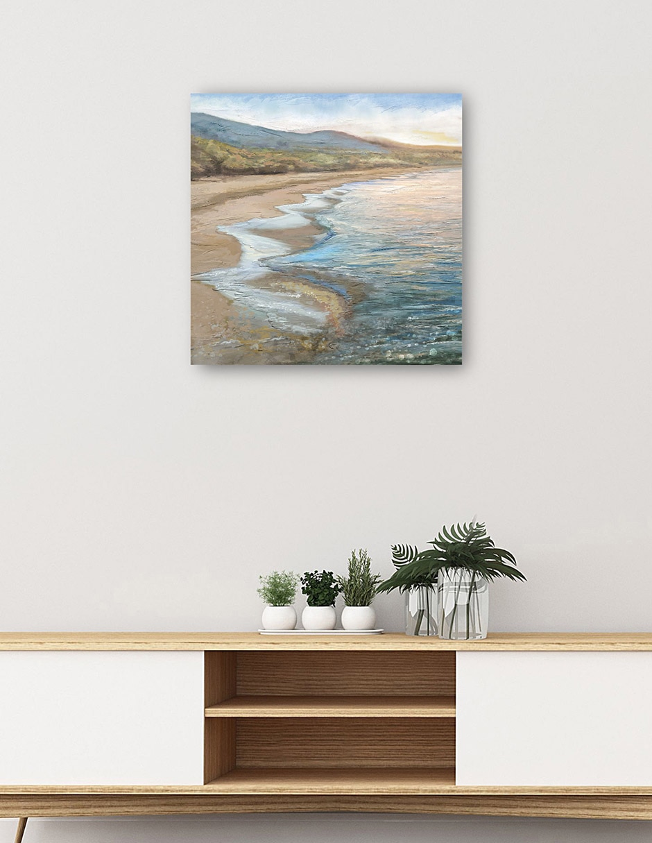 Cuadro decorativo Mareas ondulantes técnica mixta Playas 5
