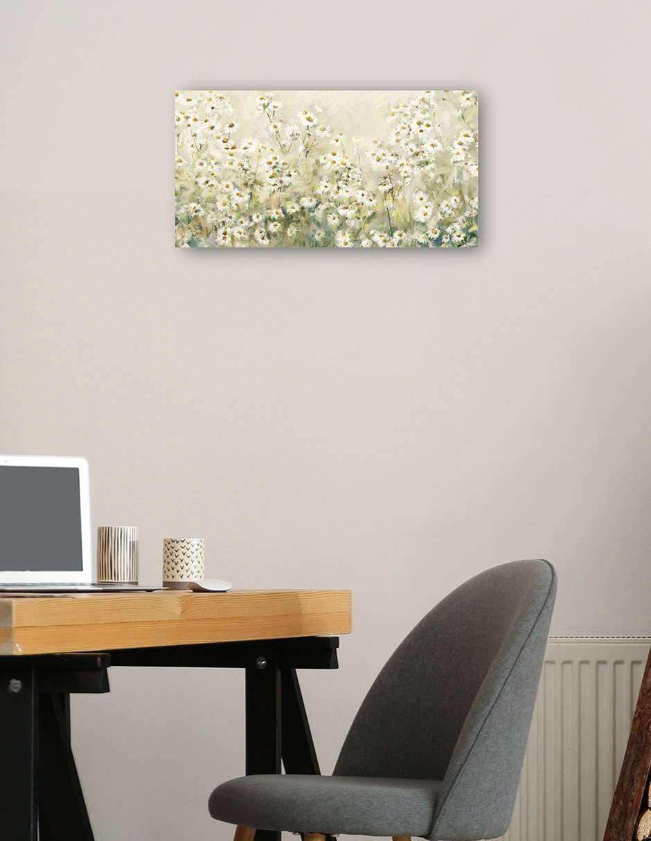 Cuadro decorativo Margaritas diurnas técnica mixta Primavera 2