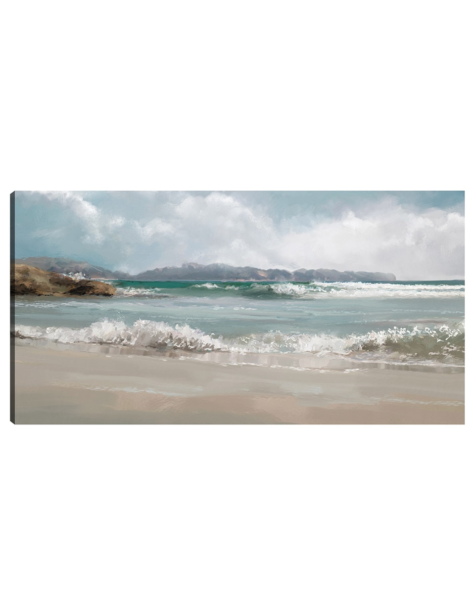 Cuadro decorativo Mareas matutinas técnica mixta Playas
