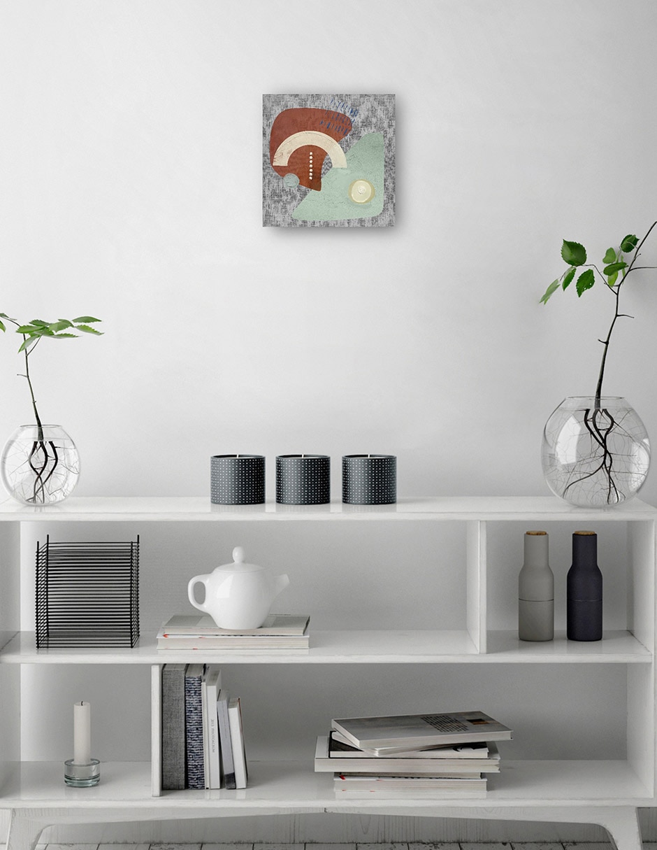 Cuadro decorativo Modogo VI técnica mixta Formas 2