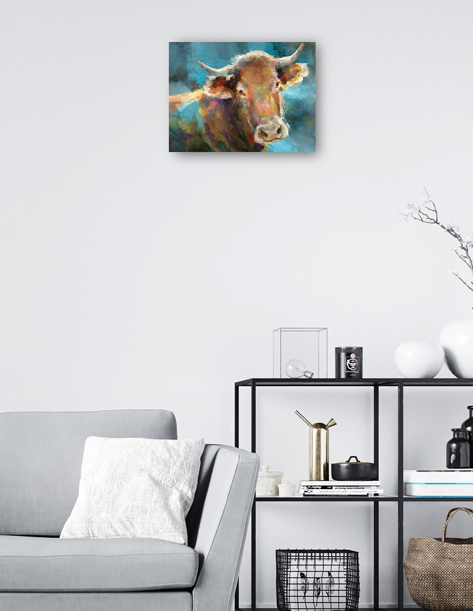 Cuadro decorativo Marvin técnica mixta Animales Domésticos 2