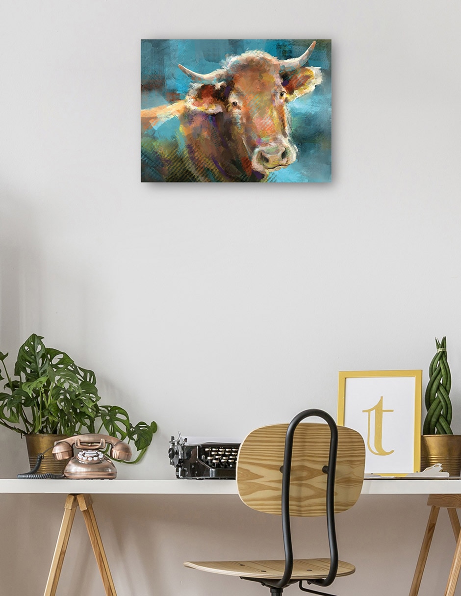 Cuadro decorativo Marvin técnica mixta Animales Domésticos 3
