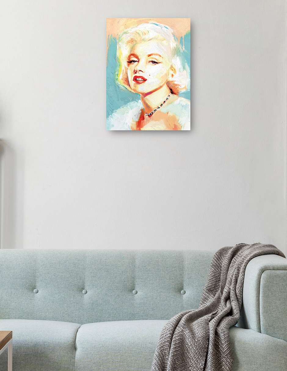 Cuadro decorativo Norma Jeane técnica mixta Gente 3