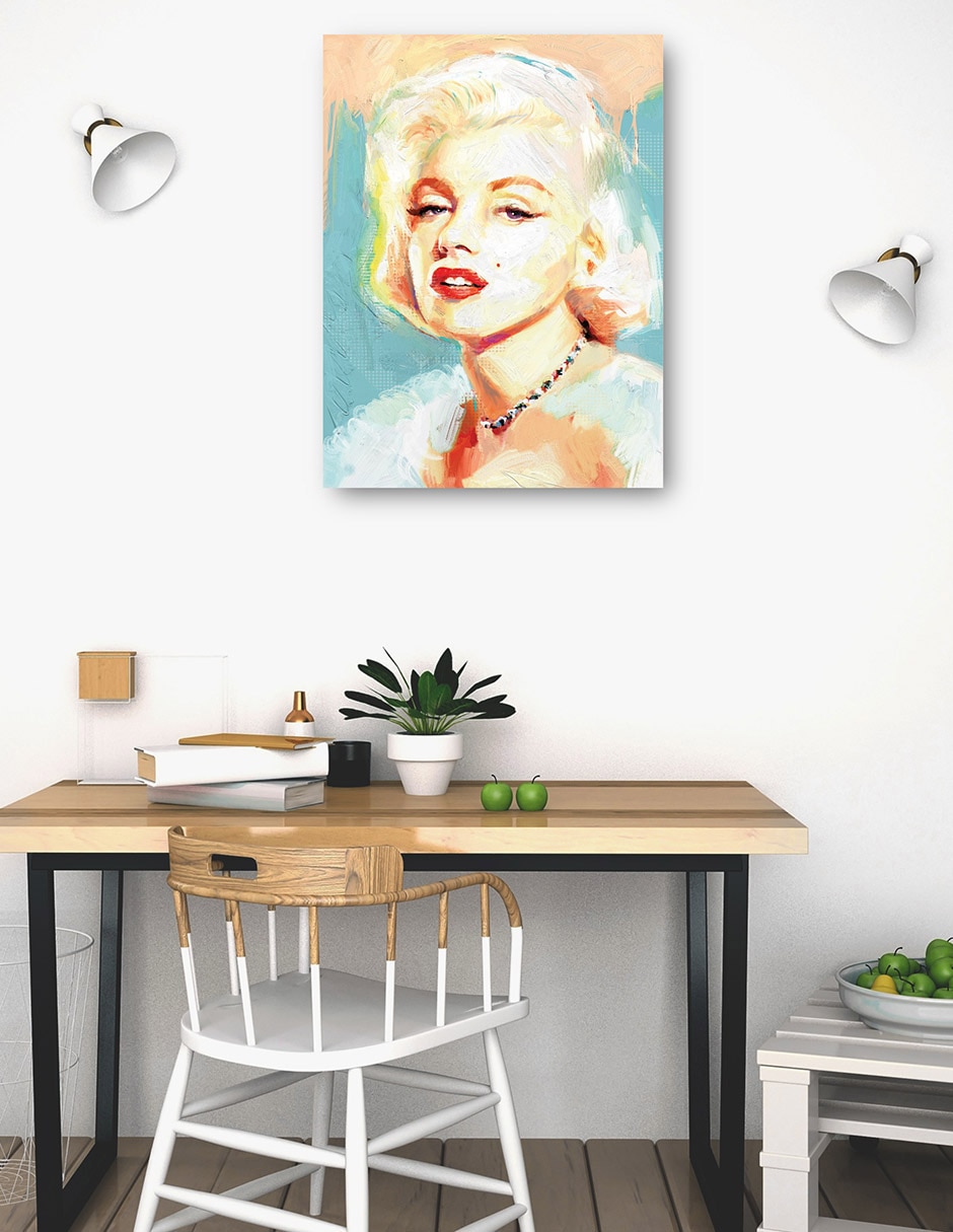 Cuadro decorativo Norma Jeane técnica mixta Gente 5