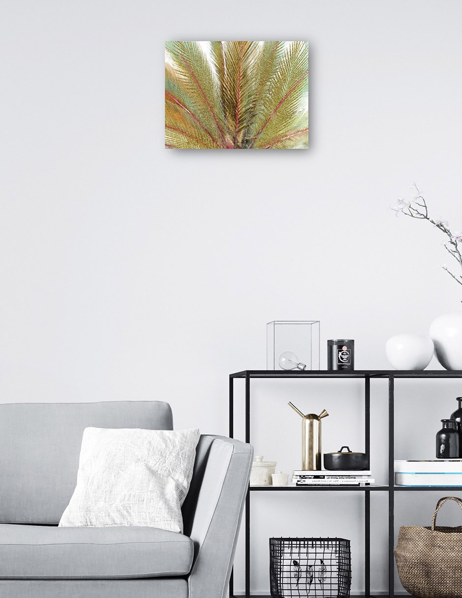 Cuadro decorativo Oros de la isla II técnica mixta Palmas 2