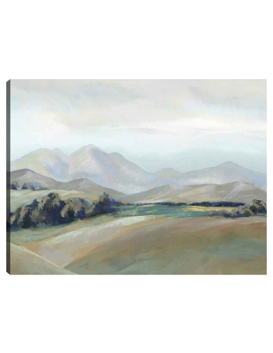 Cuadro decorativo Paisaje Capas IV técnica mixta Campos