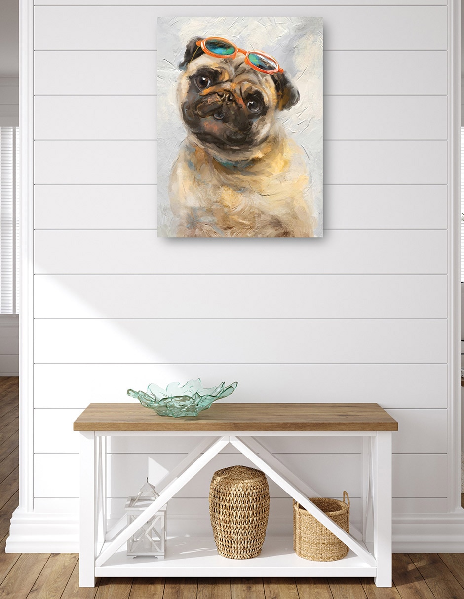 Cuadro decorativo Niños geniales III técnica mixta Animales Domésticos 4