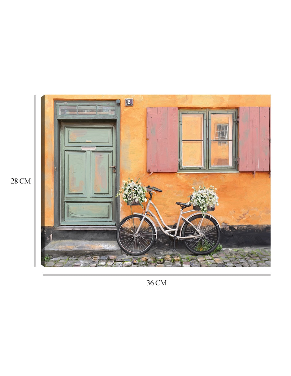Cuadro decorativo Painiers a Fleurs técnica mixta Lugares 2