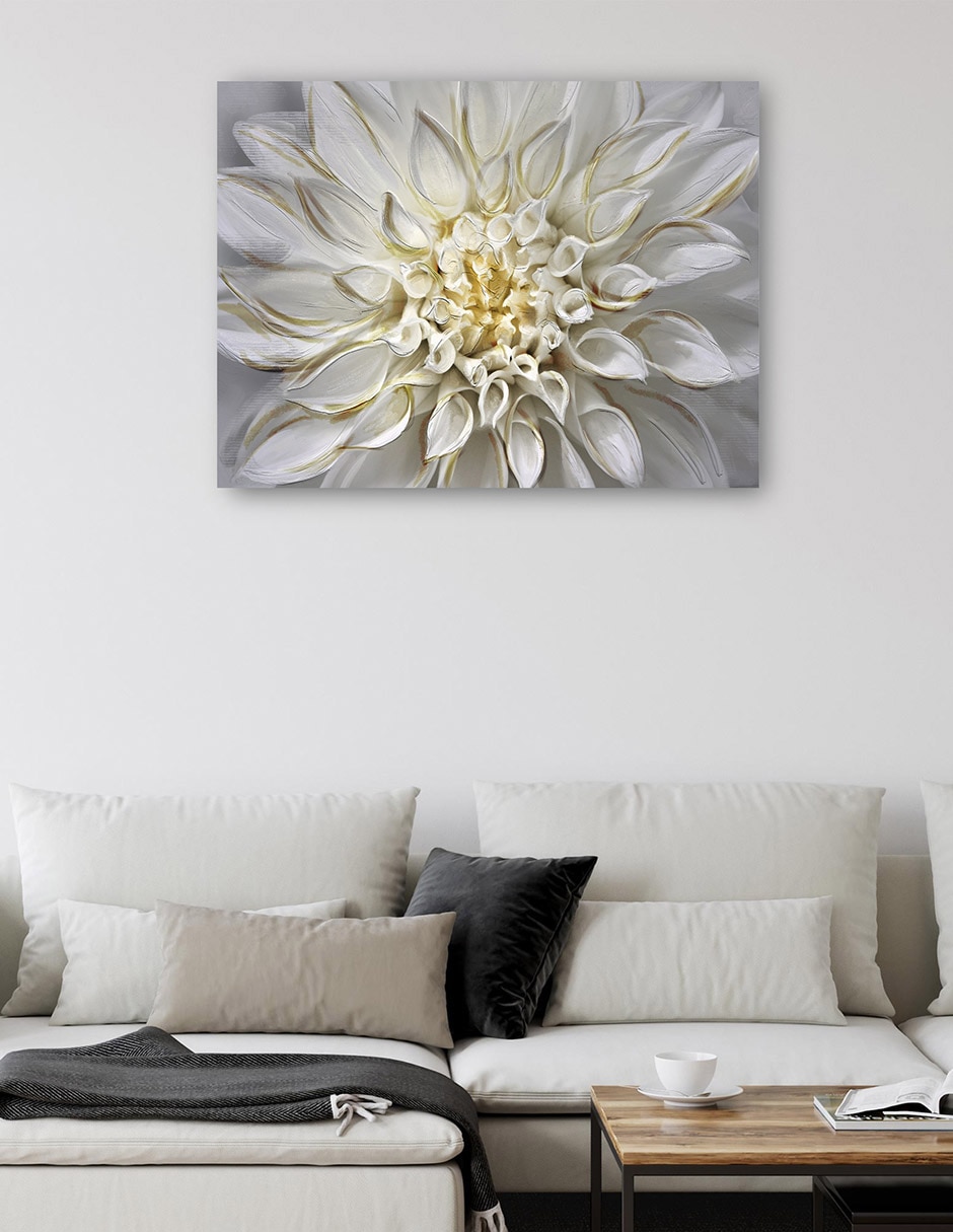 Cuadro decorativo Oro besado por el sol técnica mixta Floración 5