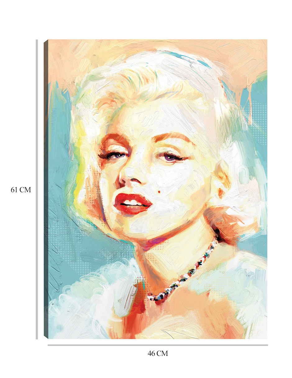 Cuadro decorativo Norma Jeane técnica mixta Gente 2
