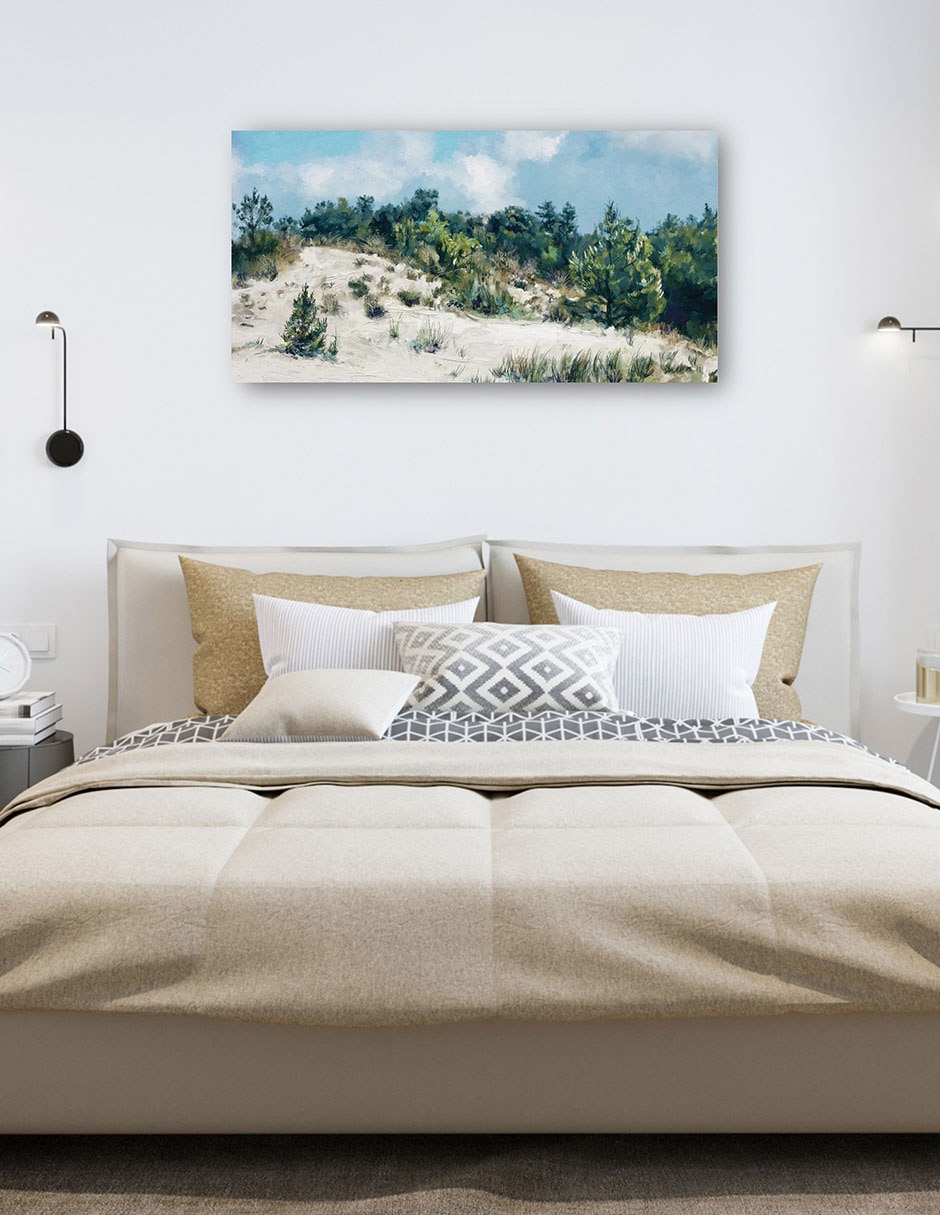 Cuadro decorativo Paisaje de dunas técnica mixta Muelles 6
