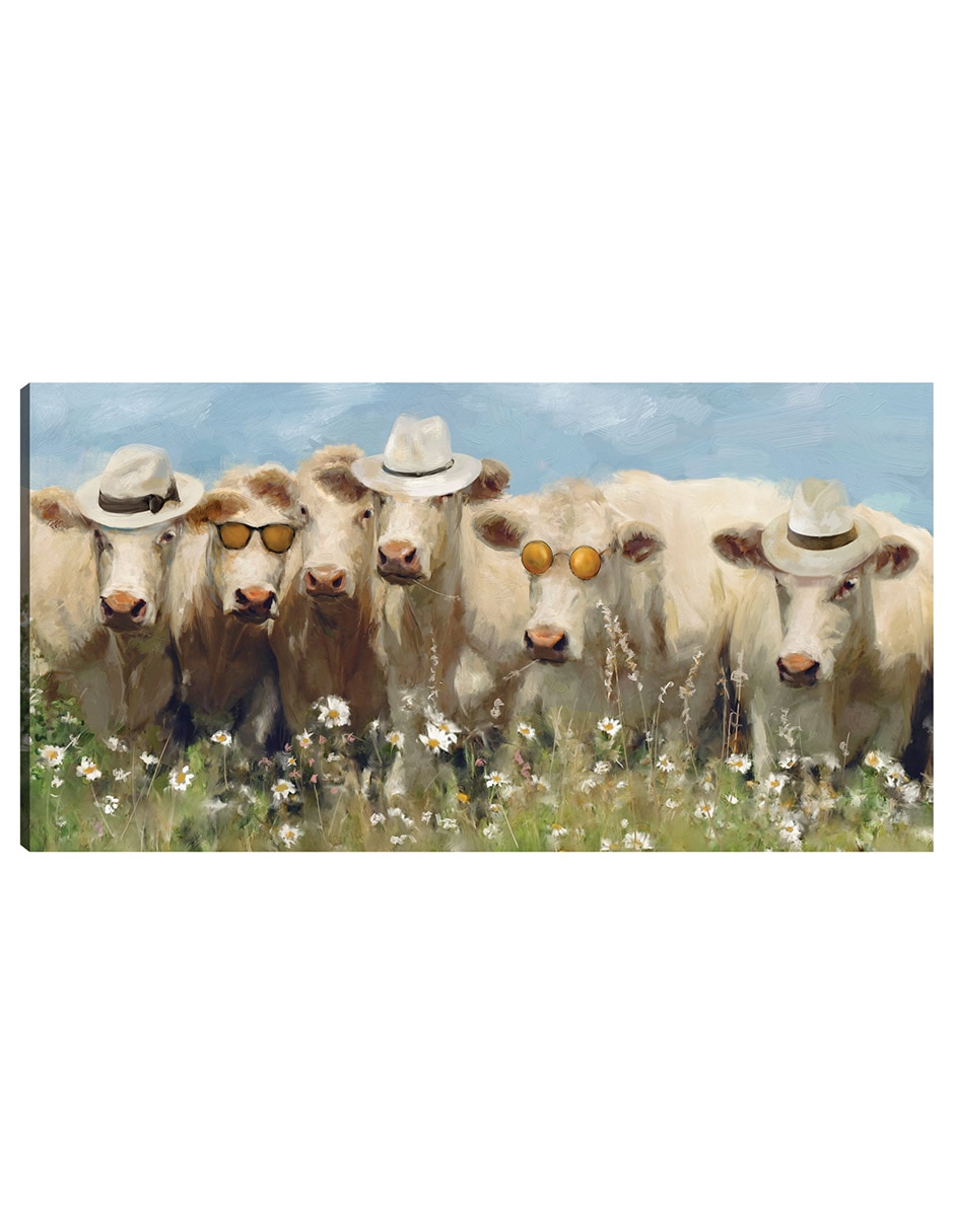 Cuadro decorativo Mootastic técnica mixta Animales Domésticos Cuadro decorativo Mootastic técnica mixta Animales Domésticos