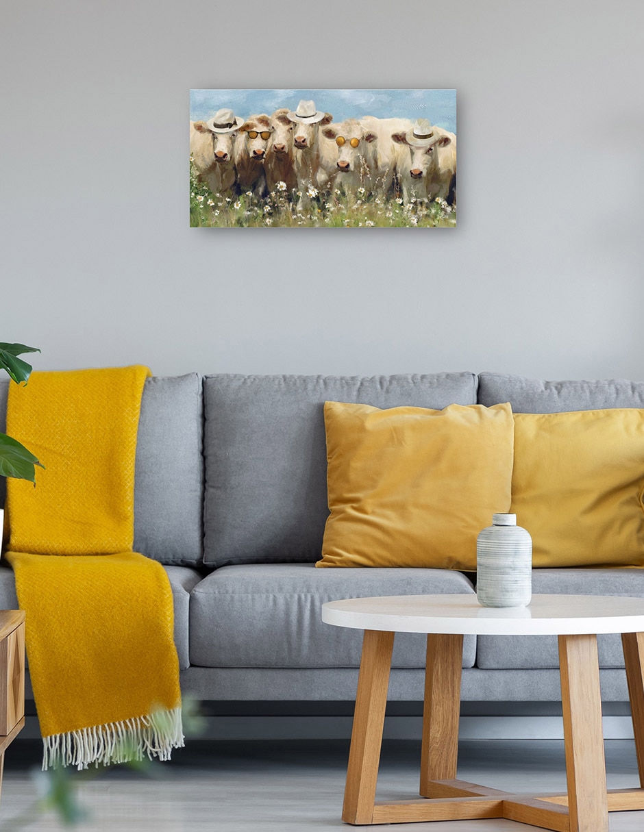 Cuadro decorativo Mootastic técnica mixta Animales Domésticos 4