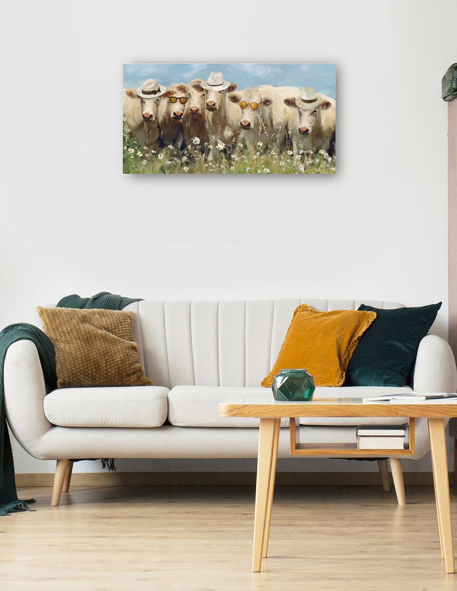 Cuadro decorativo Mootastic técnica mixta Animales Domésticos 5