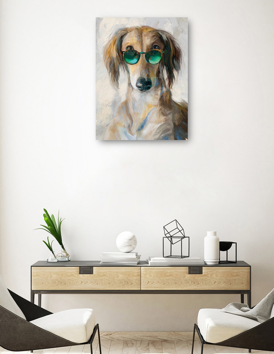 Cuadro decorativo Niños geniales II técnica mixta Animales Domésticos 3