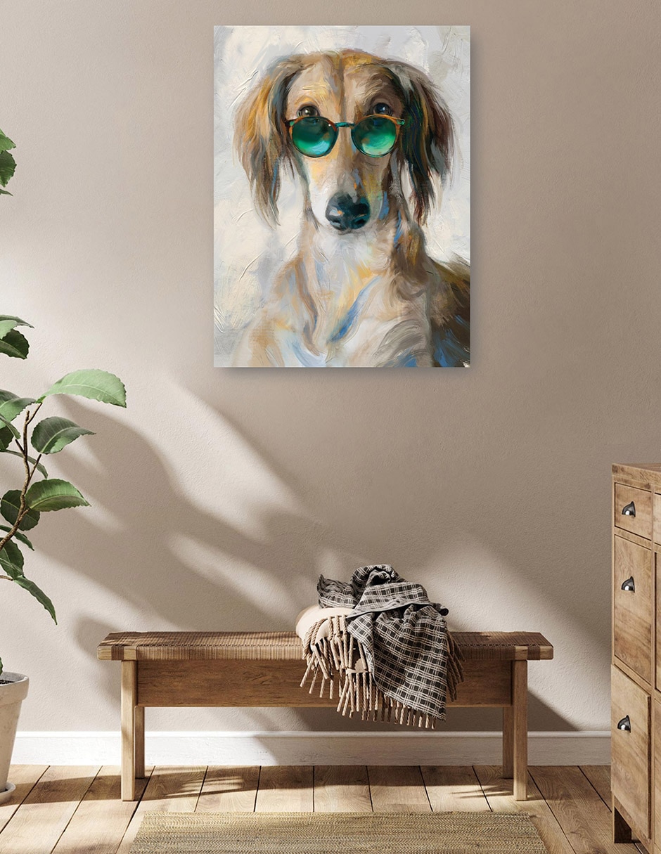 Cuadro decorativo Niños geniales II técnica mixta Animales Domésticos 5