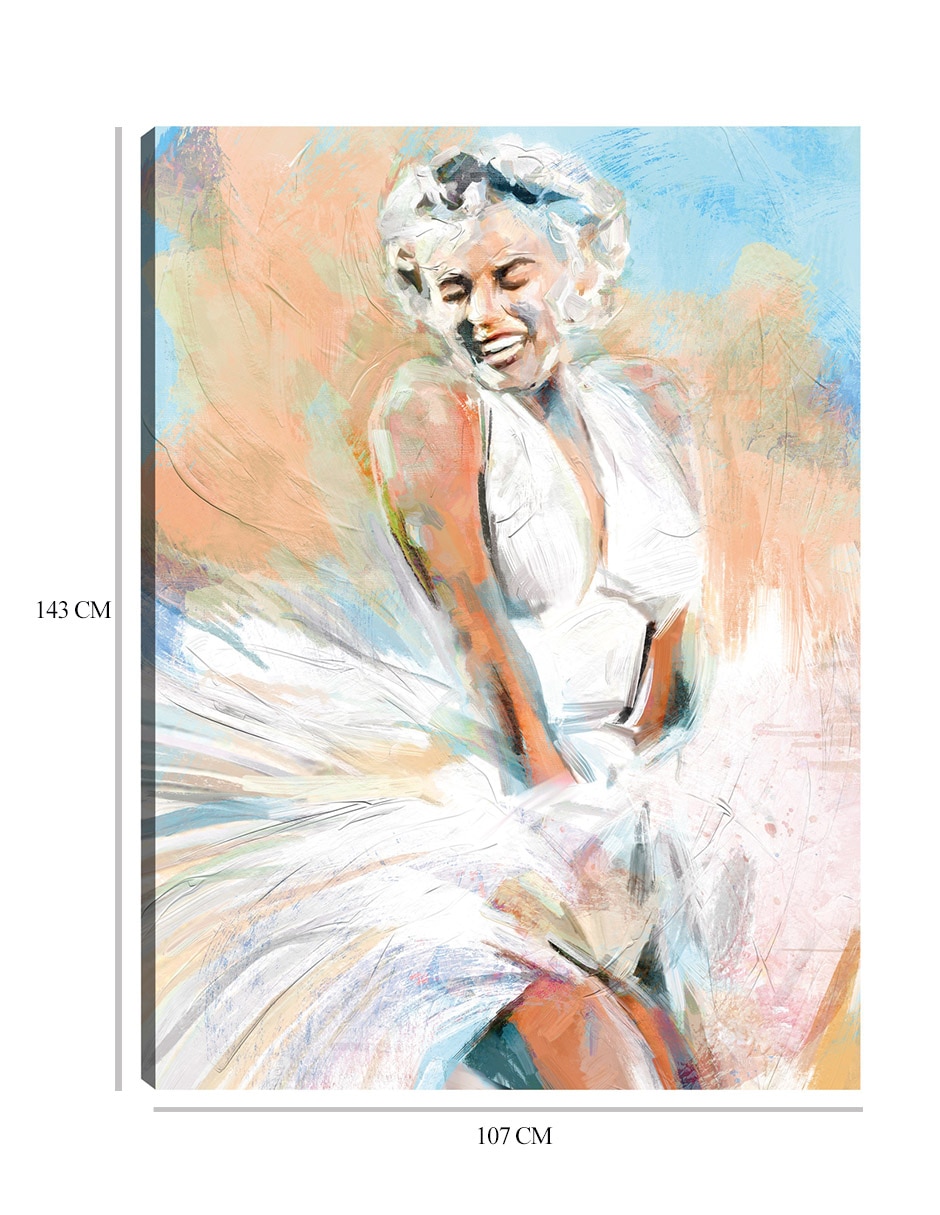 Cuadro decorativo Momento Marilyn técnica mixta Gente 2