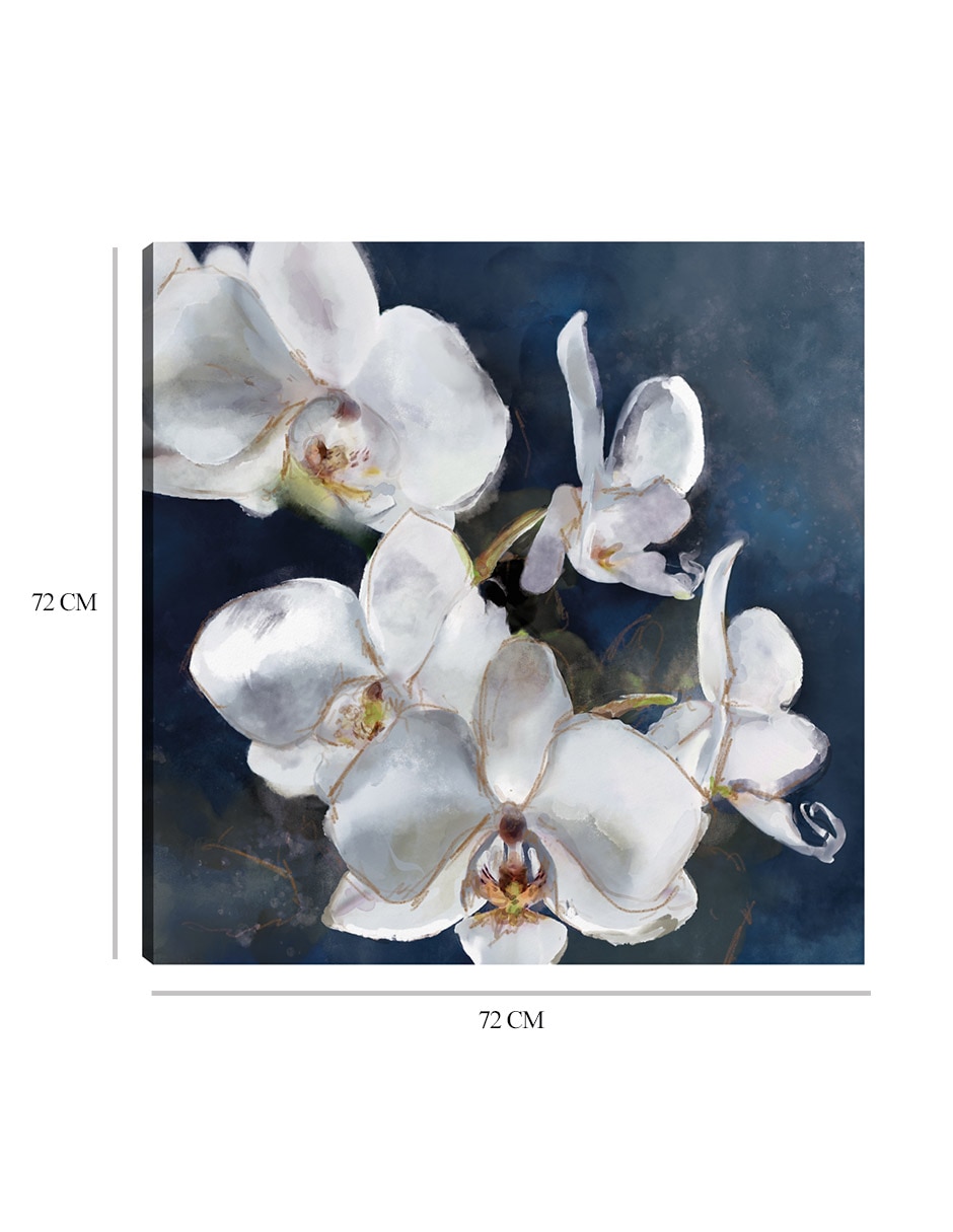 Cuadro decorativo Orquídea en la marina técnica mixta Floración 2