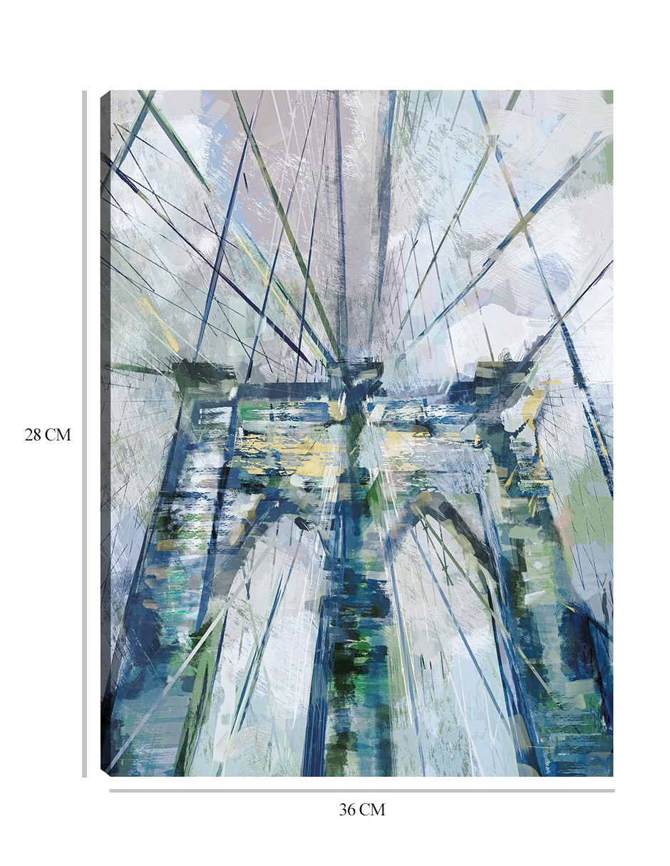 Cuadro decorativo Paisaje de puentes técnica mixta Puentes 3