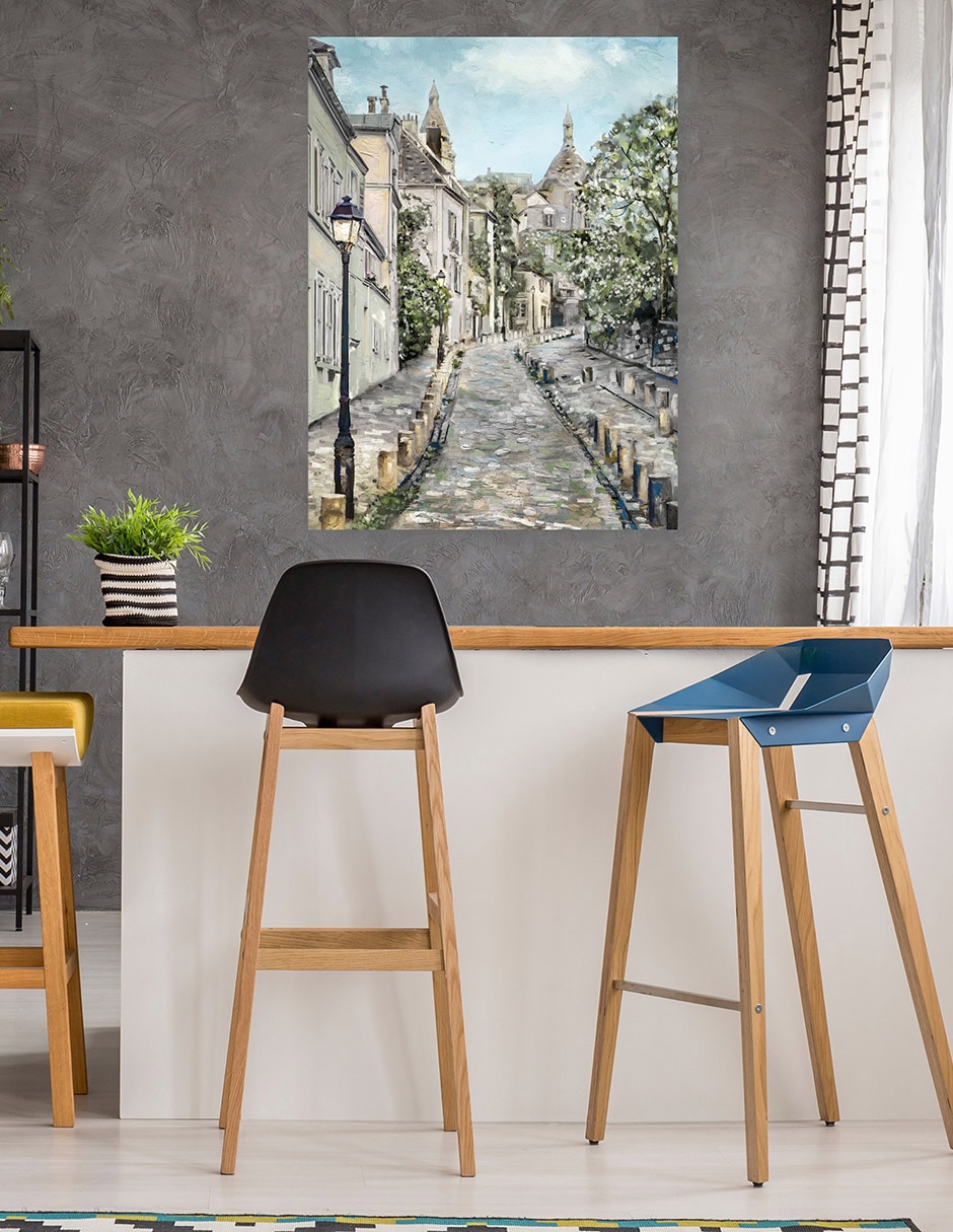 Cuadro decorativo Pasaje I técnica mixta Arquitectura 6