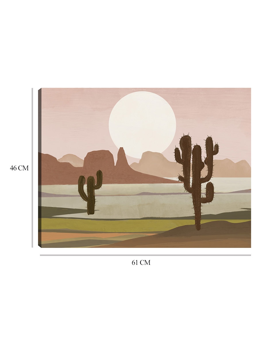 Cuadro decorativo Paisaje lunar del desierto I técnica mixta Desiertos 2