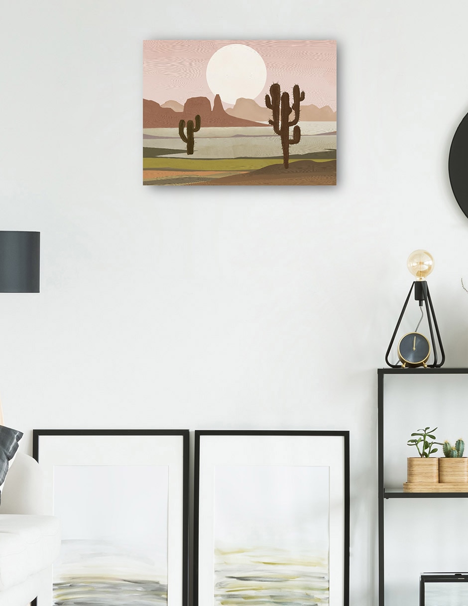 Cuadro decorativo Paisaje lunar del desierto I técnica mixta Desiertos 3