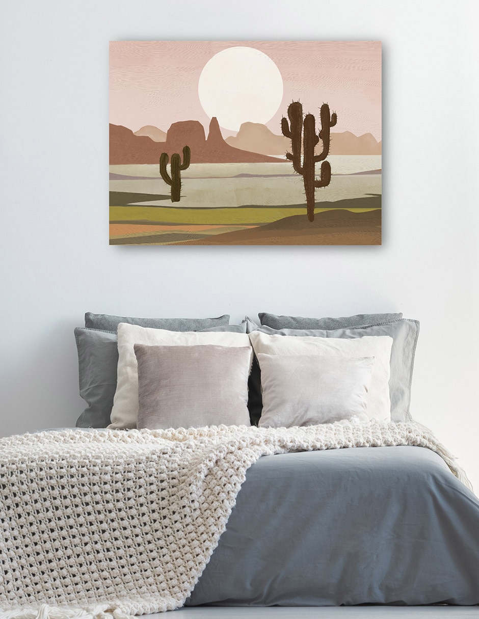 Cuadro decorativo Paisaje lunar del desierto I técnica mixta Desiertos 5